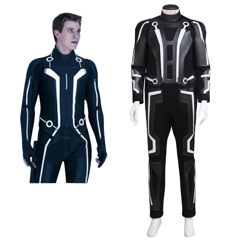 

Tron Cosplay Costume Sam Flynn Male Uniform Set Halloween Party Outfits