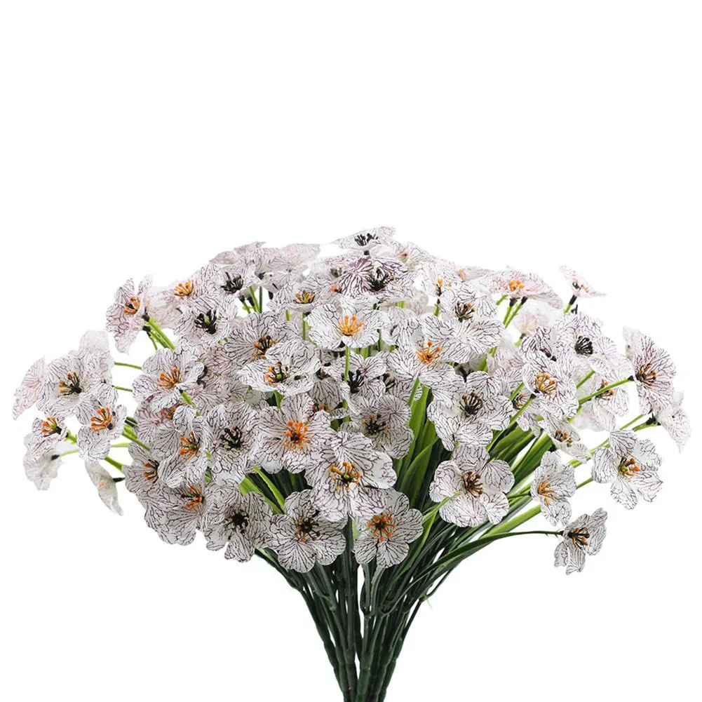 

Floral Décor Artificial Flowers Home Outdoor 31cm DIY Fake Flowers Garden Multi Color Plastic Plants For Garden Decoration