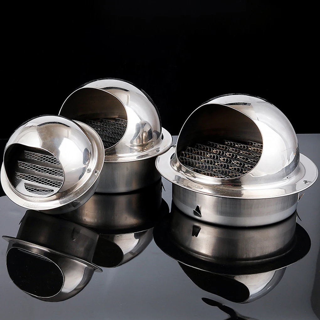 

2/3 надежная и прочная крышка для вентиляционного отверстия из нержавеющей стали для эффективной вентиляции с пряжкой для вентиляционного решетки