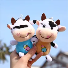 

Good Selling Plush Keychain Cow Stuffed Animals Cattle Toy Small Pendant for Women Handbag Gift Doll Mini Plush Lot Kids Toys