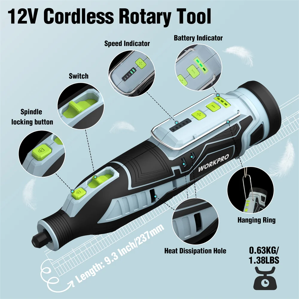 Rotary Tools With 114pcs Standard Accessories