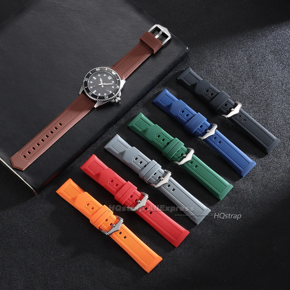 Universal Sport Silicone Watch Strap | Soft Waterproof Wristband Accessories
