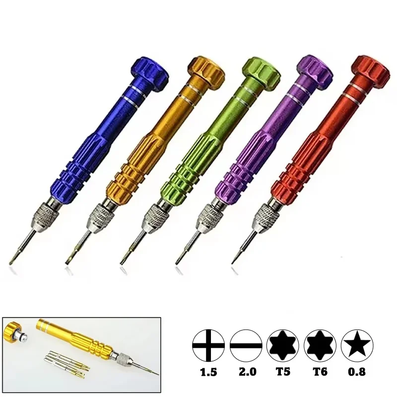 Compact 5-in-1 Precision Repair Tool Kit