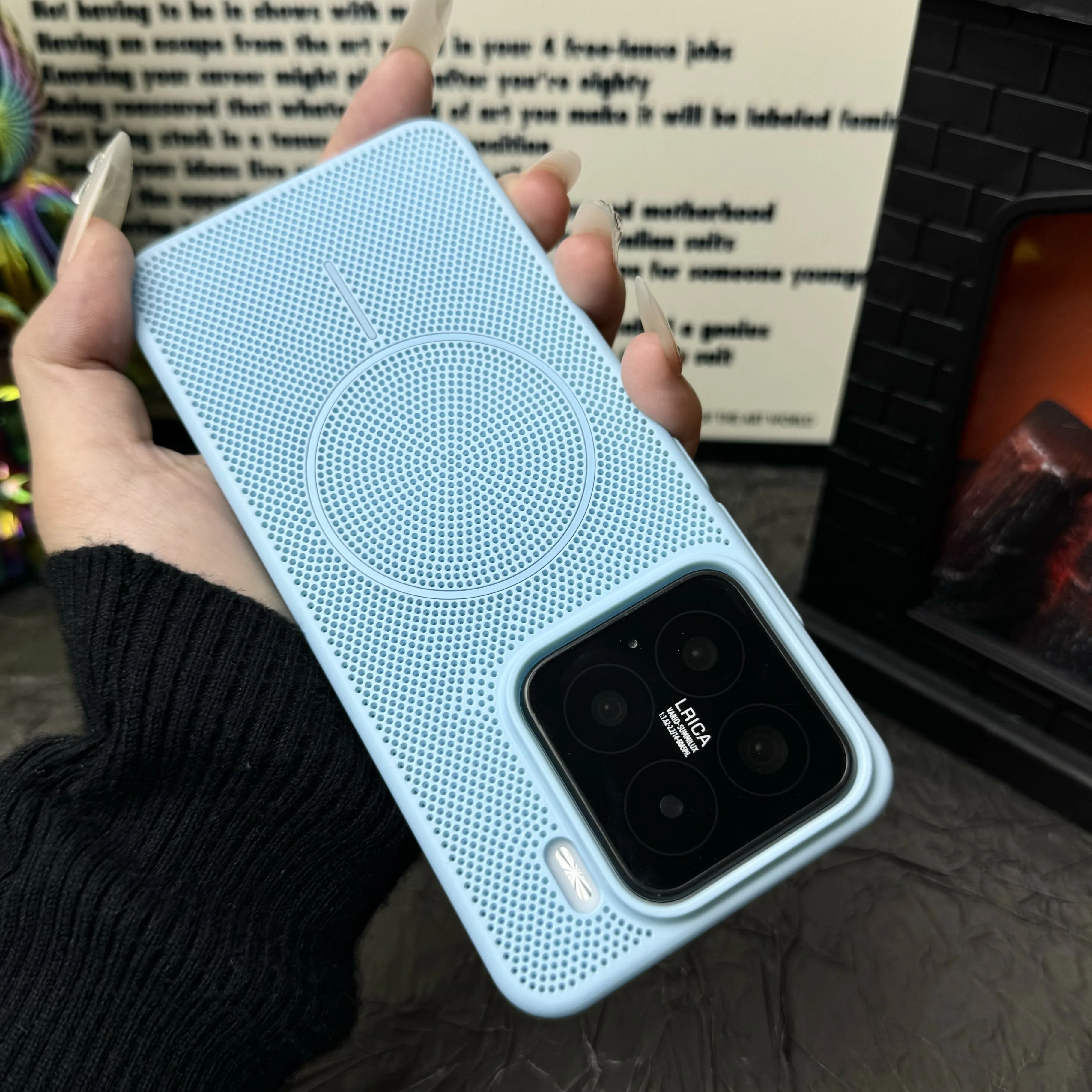 Luxury Heat-Dissipating Magnetic Wireless Charging Case - Shockproof Candy Design