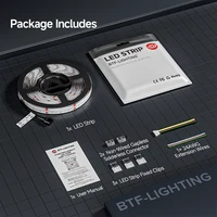 FCOB RGBCCT LED Light Strip 6 Pin 12mm DC24V 960 LEDs RGB CW WW FOB Flexible COB Linear Lights High Density RA90 Dimmable - Image 4