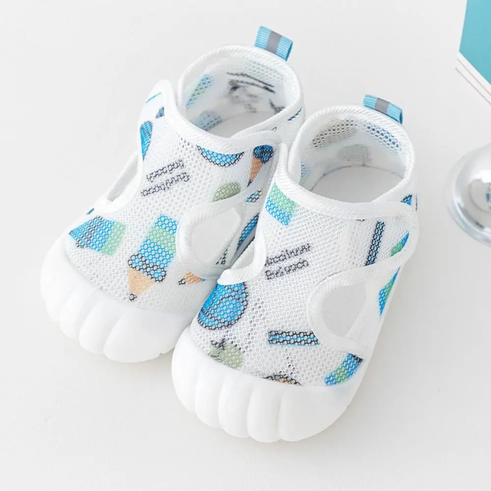 Casual Shoes Breathable Baby Sandals Air Mesh Soft Sole Kids Sandals Comfortable Flexible First Walkers Outdoor