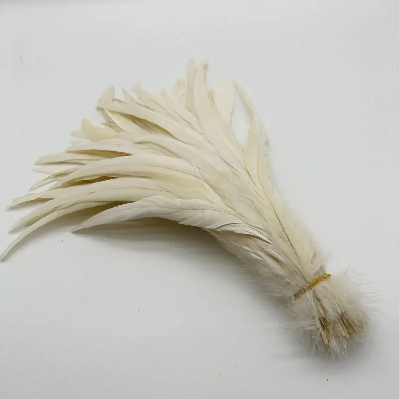 Hahnenschwanzfeder, 500 Stück, roter Hahn, DIY-Kleidungszubehör, Schmuck, Kopfbedeckung, Hüte, Hochzeitszubehör, Leistung erforderlich – Detail 12