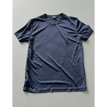 Completo Sportivo da Uomo ad Asciugatura Rapida, Venduto Separatamente: T-Shirt o Pantaloncini Singoli, Blu Navy, in Rete Traspirante, per Palestra, Corsa, Abbigliamento Sportivo Estivo