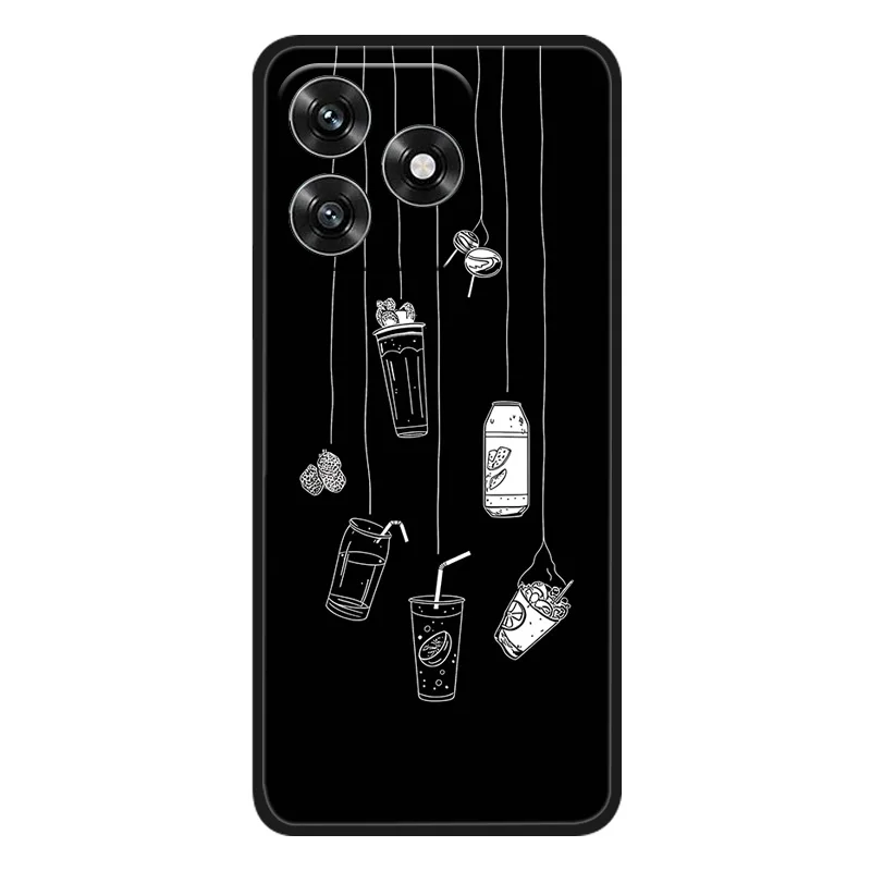 Soft Silicone Cartoon Animal Phone Case, Protective Cover
