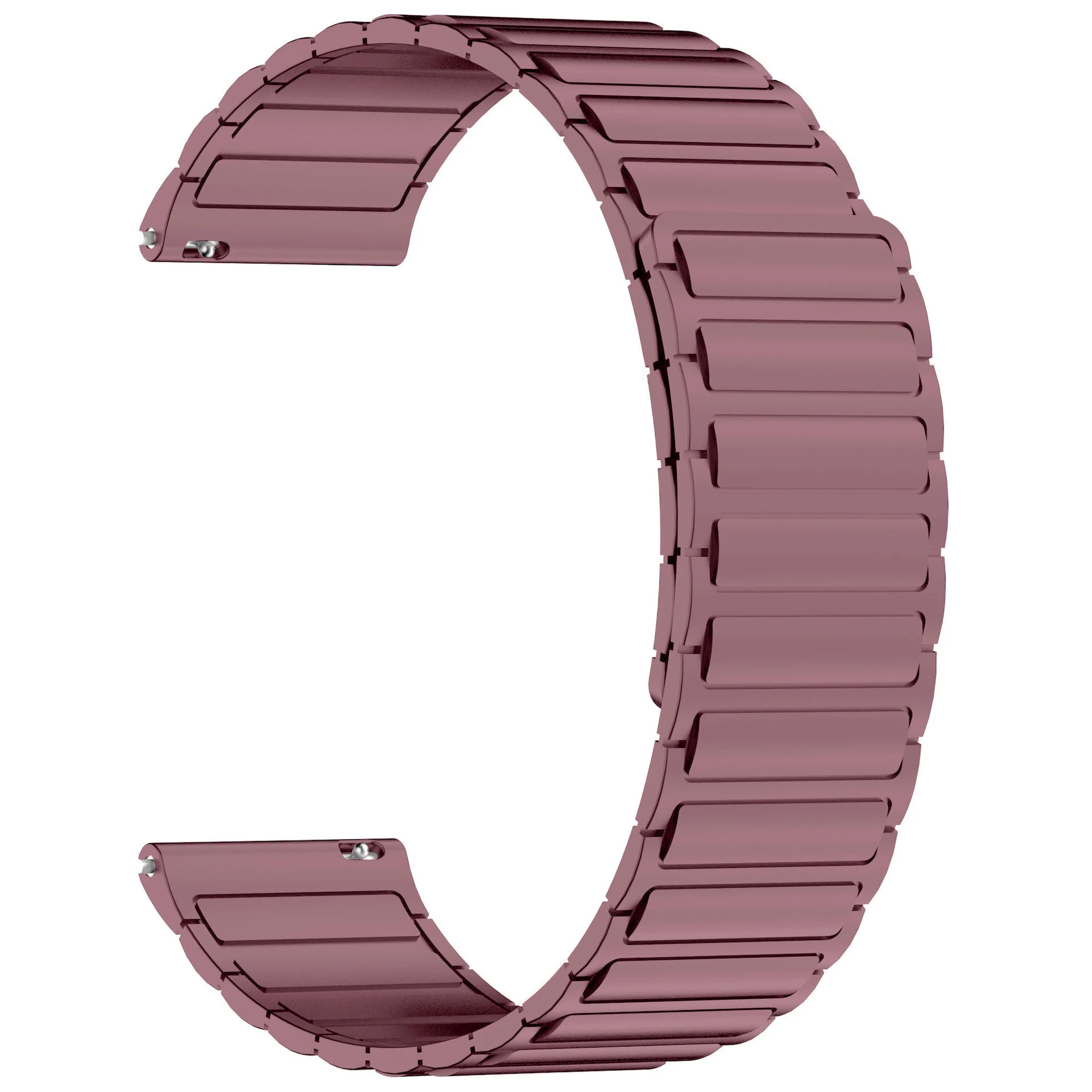 Magnetic Silicone Strap Bracelet - 20mm/22mm, Universal Fit