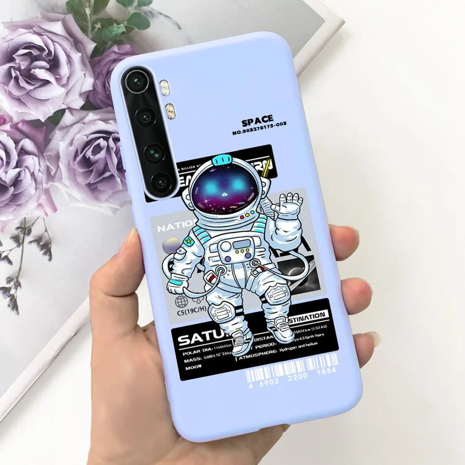 Cute Astronaut Soft Silicone Bumper Case Cover