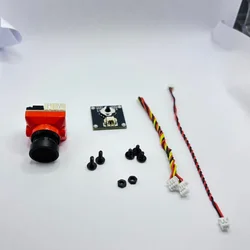 High - Resolution Mini Camera with Adjustable OSD and Wide - Angle Lens (Orange)