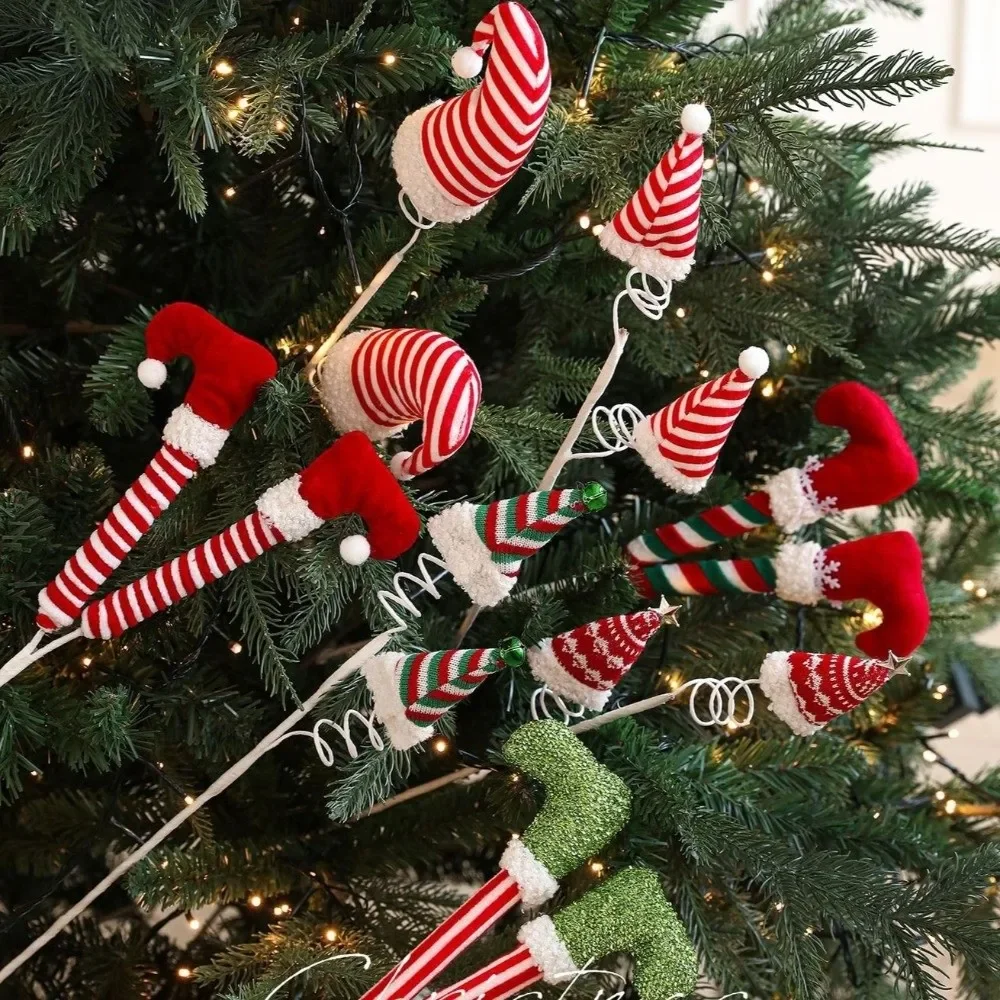 Christmas Elf Legs Cloth Holiday Decoration