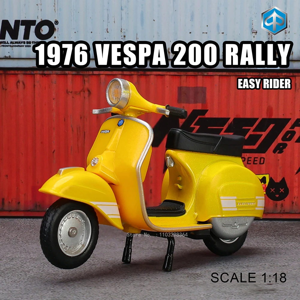 MSZ 1:18 Vesper 1976 Rally200 Motorcycle Alloy Car Model