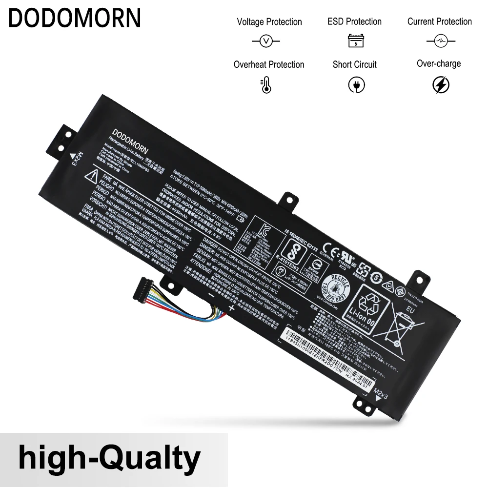 Dodomorn L15m2pb5 Bateria do Portátil para Lenovo Ideapad 31015ikb 310-15isk 310-15iap 310-15abr 510-15isk 510-15ikb 510-15abr 39wh - Imagem 4