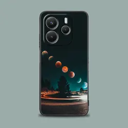 Cosmic Sky Space Universe Phone Case - Celestial Moon & Stars Design Cover for Redmi Note 12S (ZMBLA 01)