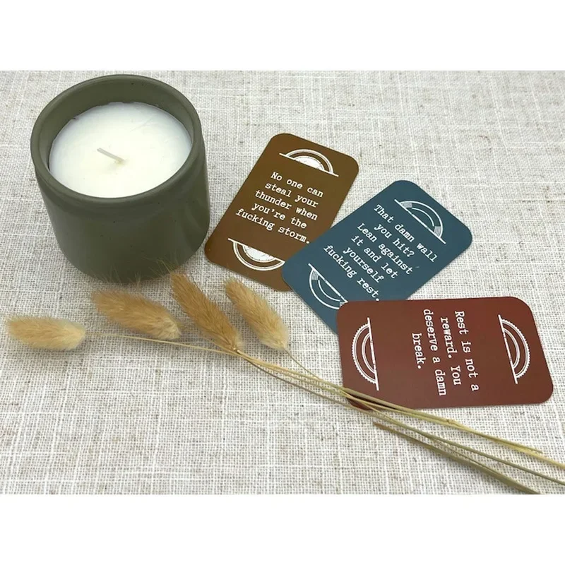 Mini Sweary Affirmation Cards for Badass