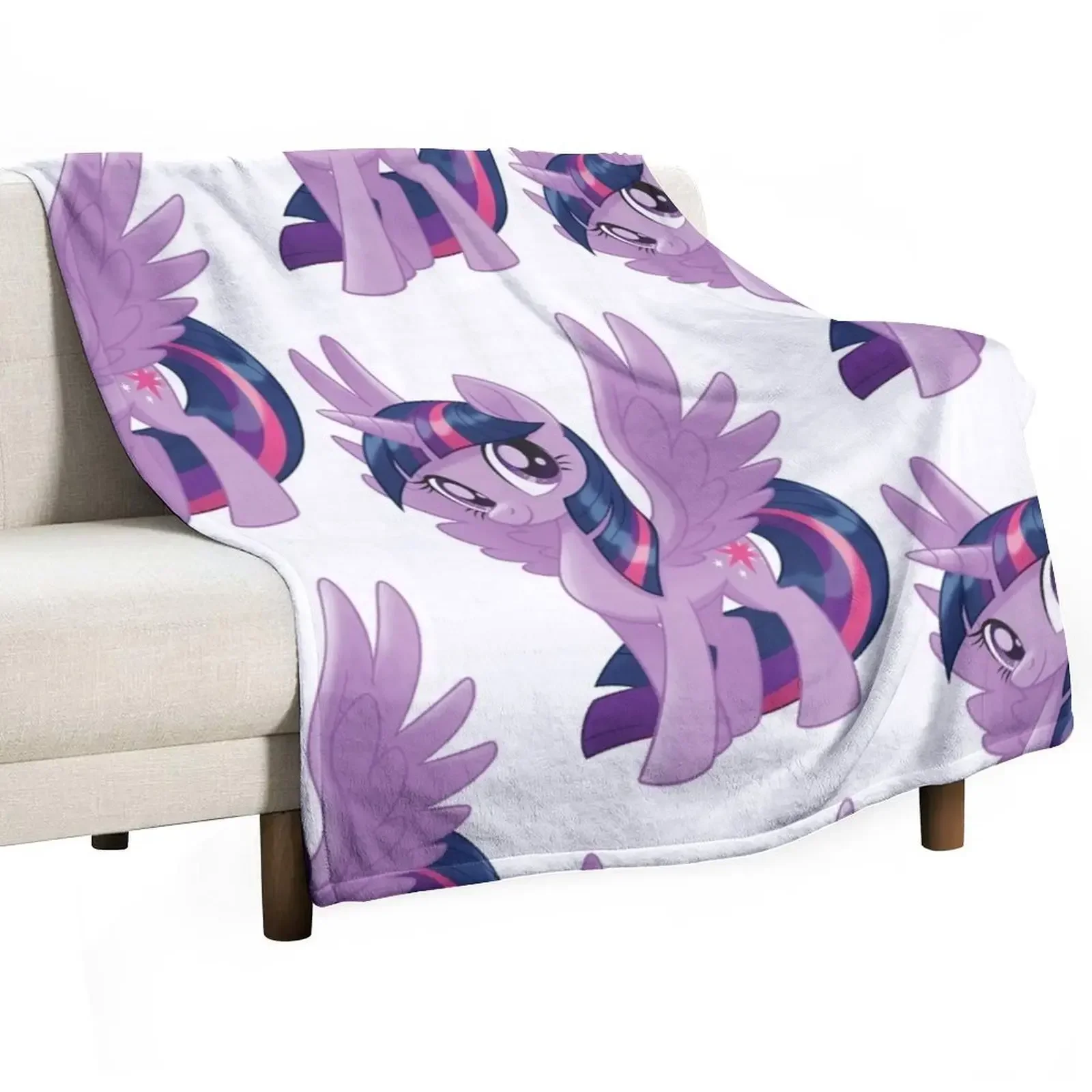 

Twilight Sparkle Throw Blanket Bed Flannel Blankets