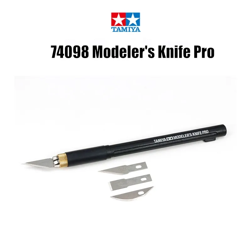 

Tamiya 74098 нож-ручка Профессиональный моделирующий нож Pro 74099 ~ 74161 Сменное лезвие комплект модели ремесленных инструментов для модели Gundam DIY