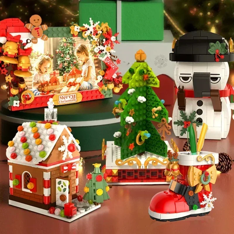 Kit Décoration Noël : village en papier à monter soi-même