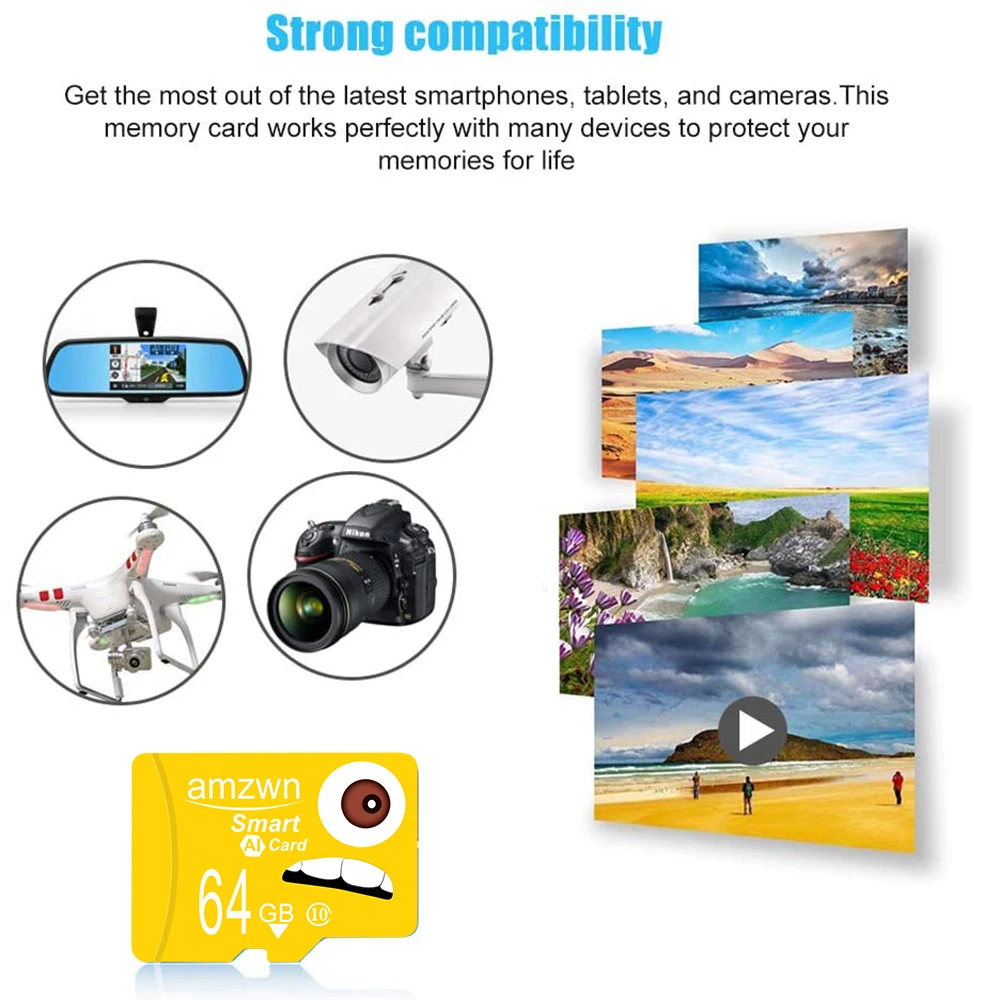 128gb Micro Sd Card, Micr Sdxc Memory Card, Wyze, Gopro, Dash Cam, Security  Camera, 4k Video Recording, Uhs-i A1 U3 V10 C10 - Memory Cards - AliExpress