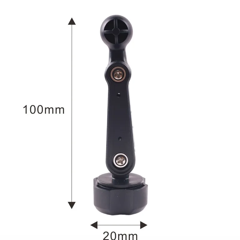 17mm 볼 마운트 연장 암 360도 회전 가능 연장 17mm 암수 커넥터 볼 익스텐더 (차량용 폰 홀더용)