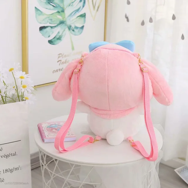 Ruunjoy Sanrio Kitty Bag Plush Stuff Cinnamoroll Melody Kuromi Plushie  Kawaii Backpack Children Birthday Gifts Portable Handbags - China Kids  Purses Wholesale and Little Girl Purses Kids Handbags price