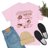 Introverted Book Club Retro Tshirt 3