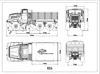 CROSS RC Model 1/12 KC6L Truck Off Road Military Car 6*6 KIT Motor Metal Hubs TH10489 6