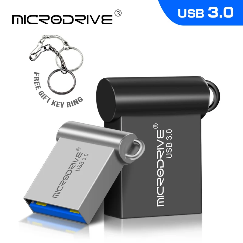 Usb flash drive super mini metal 16GB 32GB 64G pen drive u disk flash memory stick gift