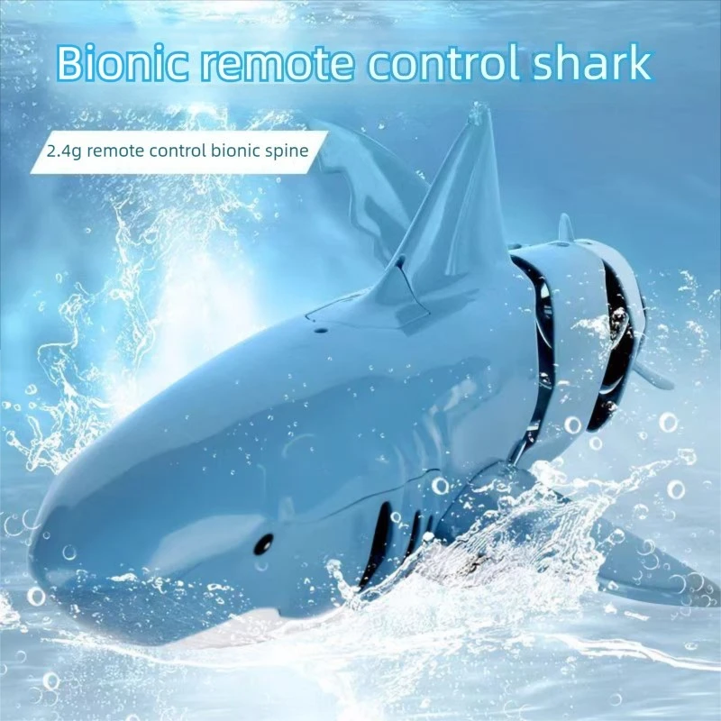 Intelligent Simulation Shark Swimming Remote Control Boat Waterproof Diving Robot Underwater Electric Remote Control Robot
