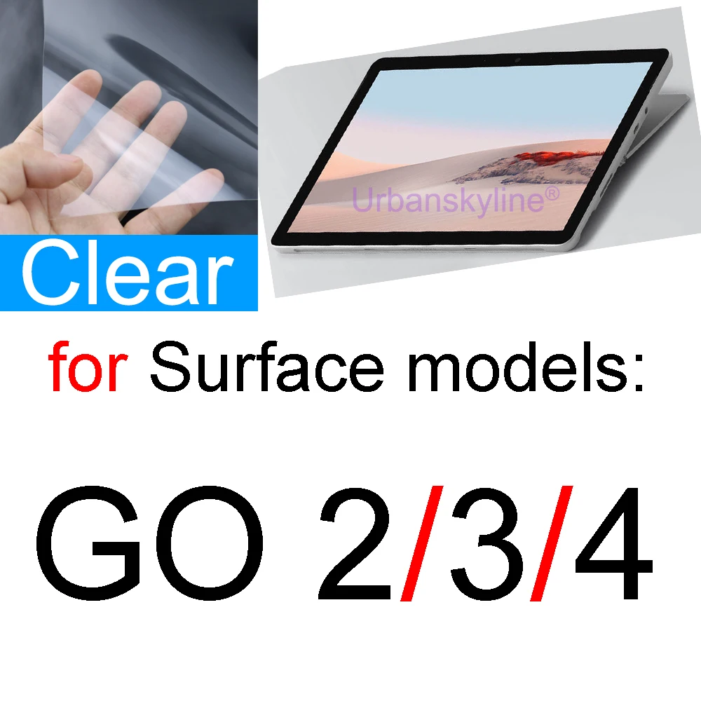 Premium Clear Screen Protector Film for Microsoft Surface and Laptop Series