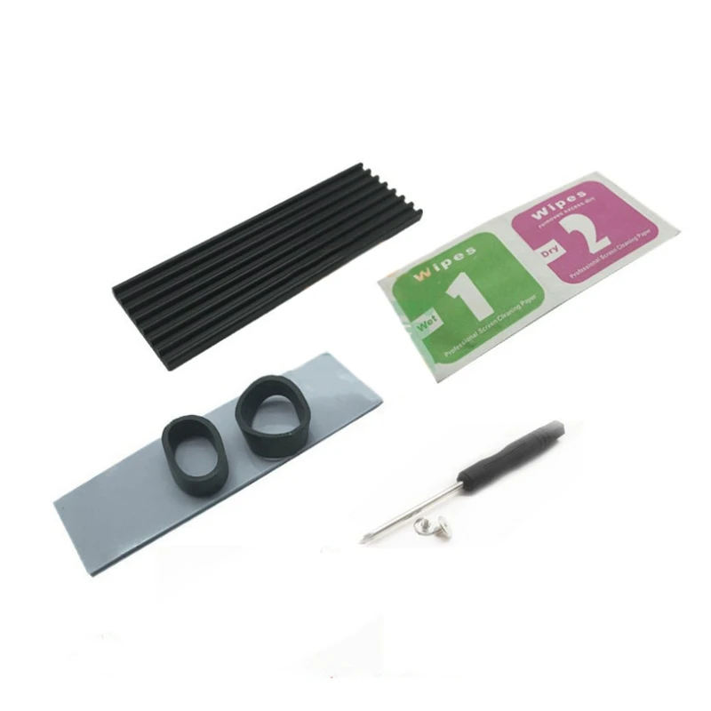 2X Aluminum Heatsink Chipset Heat Sink,With Cooling Pad,For NVME NGFF M.2 2280 PCIE SSD-AAAE