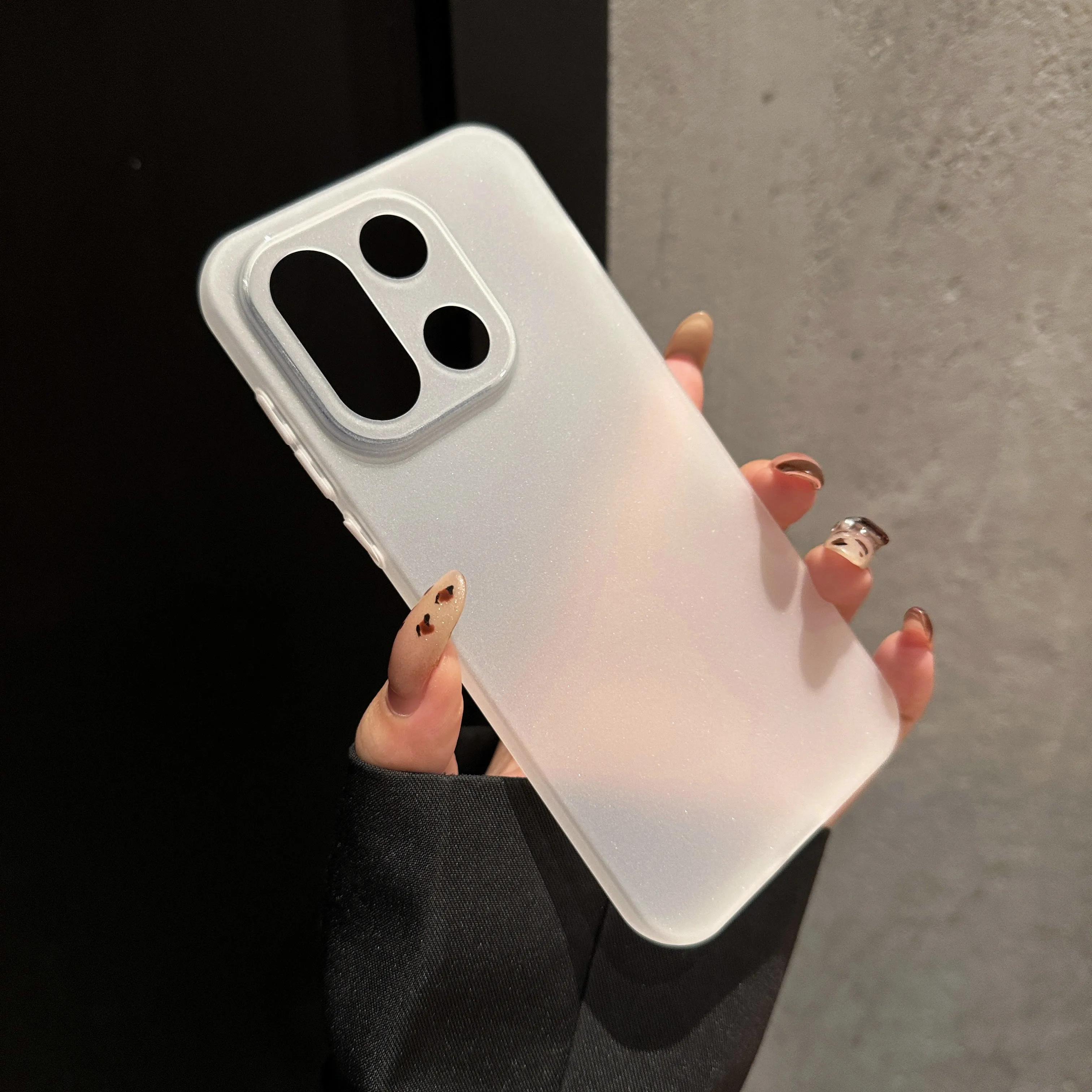 Ultra Thin Matte Silicone Protective Phone Case - Slim Frosted Translucent Soft Back Cover