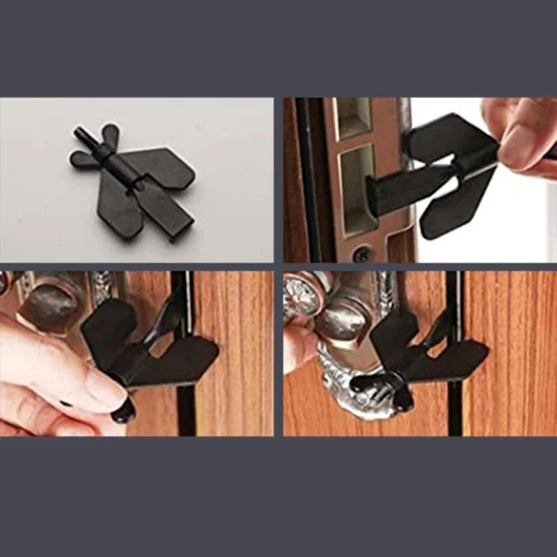 Door Lock Security for Travel Heavy Duty Portable Door Lock Stoppers Hotel Jammer Home Security Latch Device Apart door latch,door lock