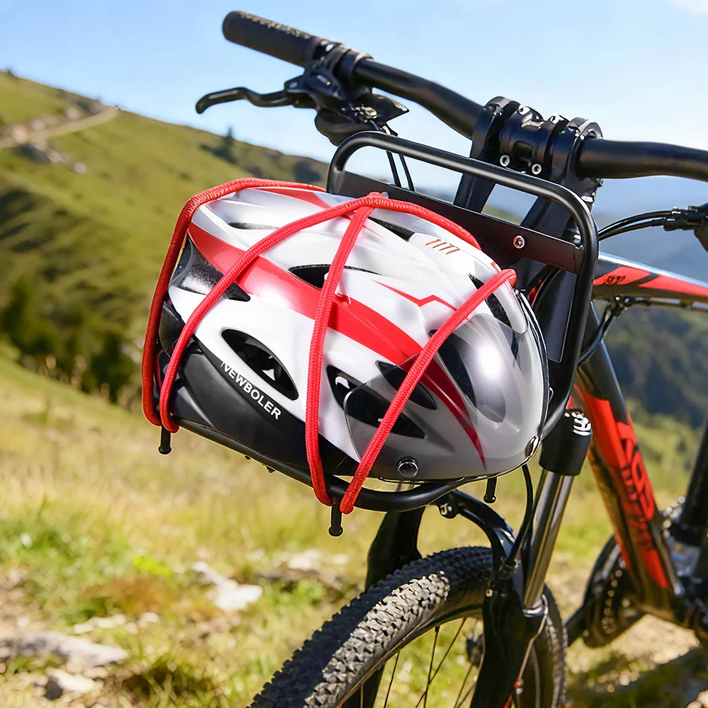 NEWBOLER 10L Fahrradtasche MTB Fahrrad-Vorderradgepäckträger-Tasche Gepäckträger Fahrradzubehör 15kg Tragfähigkeit – Detail 11