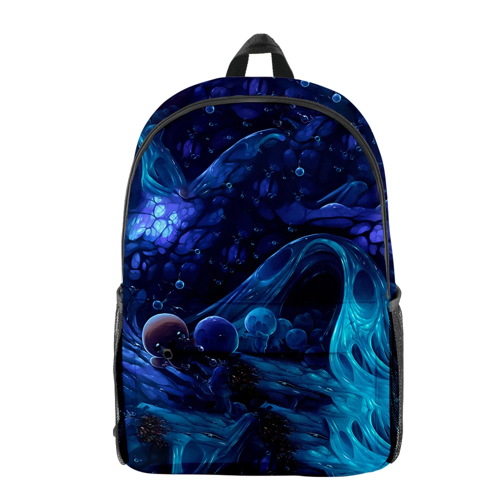 Classic Novelty Humor Isaac pupil Bookbag Notebook Backpacks 3D Print Oxford Waterproof Boys/Girls Casual Travel Backpacks