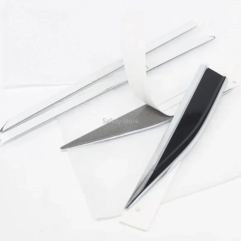 4PC 19-24 폭스바겐 신형 파사트 펜더 사이드 마킹, 블레이드 바디 데코레이션 스티커, 개조 사이드 윙 로고에 적합