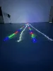 5M 10M LED String lights for line decoration Big Triangle LED delta Inflatable kite with speed and color control 3