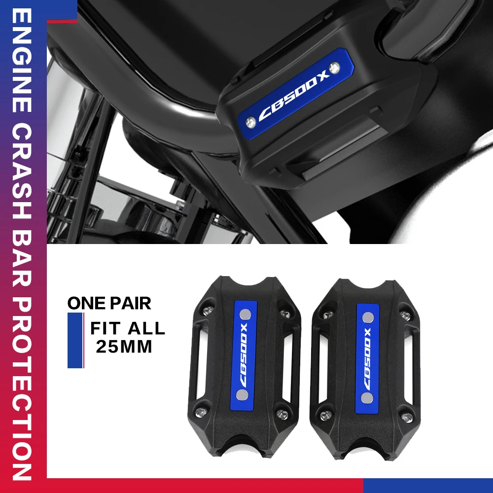 

2023 New FOR HONDA CB500X 2013-2023 Motorcycle Tool Accessories 25mm Crash Bar Bumper Engine Guard Protection Decorative Block