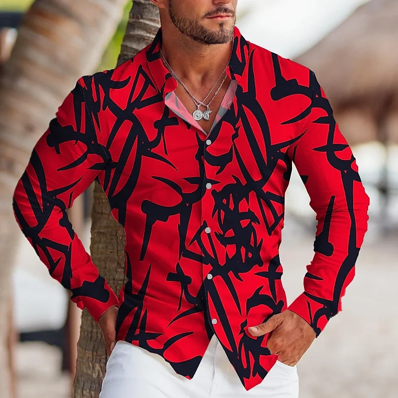 

Shirt Men Spring Summer Festival Party Wedding Casual Outdoor High Quality Soft Comfortable Clear Graphic 2023 New XL