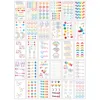 30Pcs Black and White Flower Tattoo Stickers Butterfly Rose Cartoon Small Fresh Temporary Tattoo Stickers Waterproof Cover Scar. 5