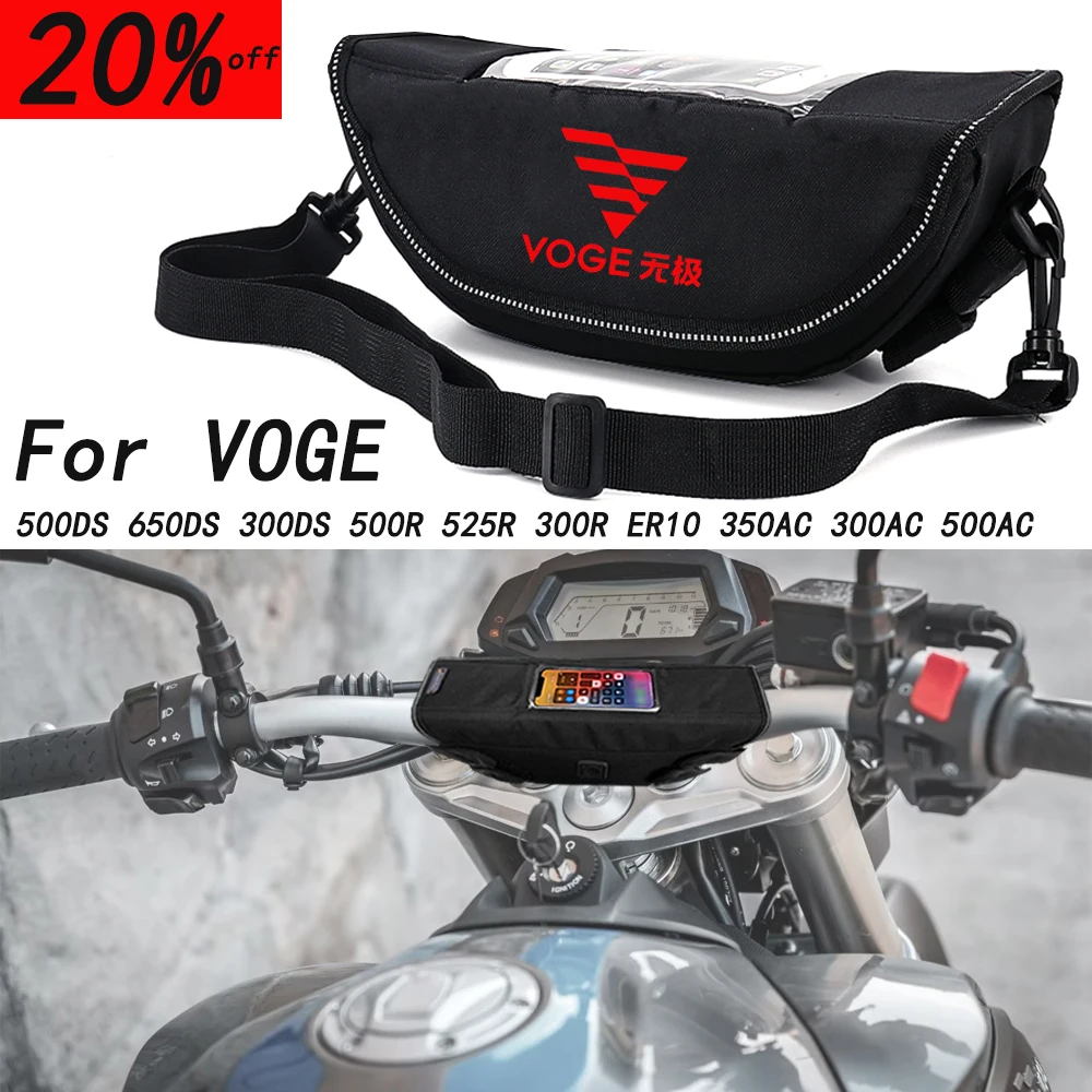 For VOGE 500DS 650DS 300DS 500R 525R 300R ER10 350ACMotorcycle accessory handle waterproof bag storage travel kitmobi Mobile