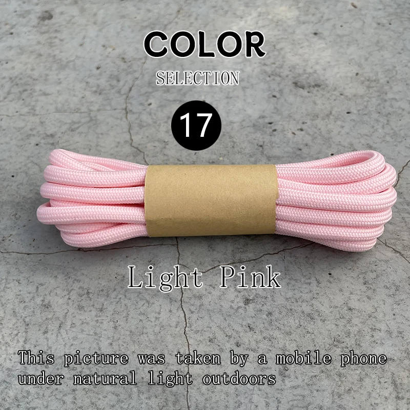 Enhanced Circular 5mm Thick Sneakers Shoe Laces