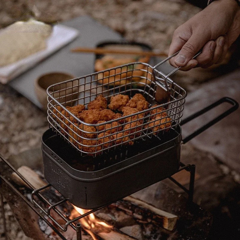 Campingmoon Hard Alumina Alloy Portable Heated Picnic Outdoor Camping Cookware Bento Lunch Meal Box camping cookware,camping cookware set