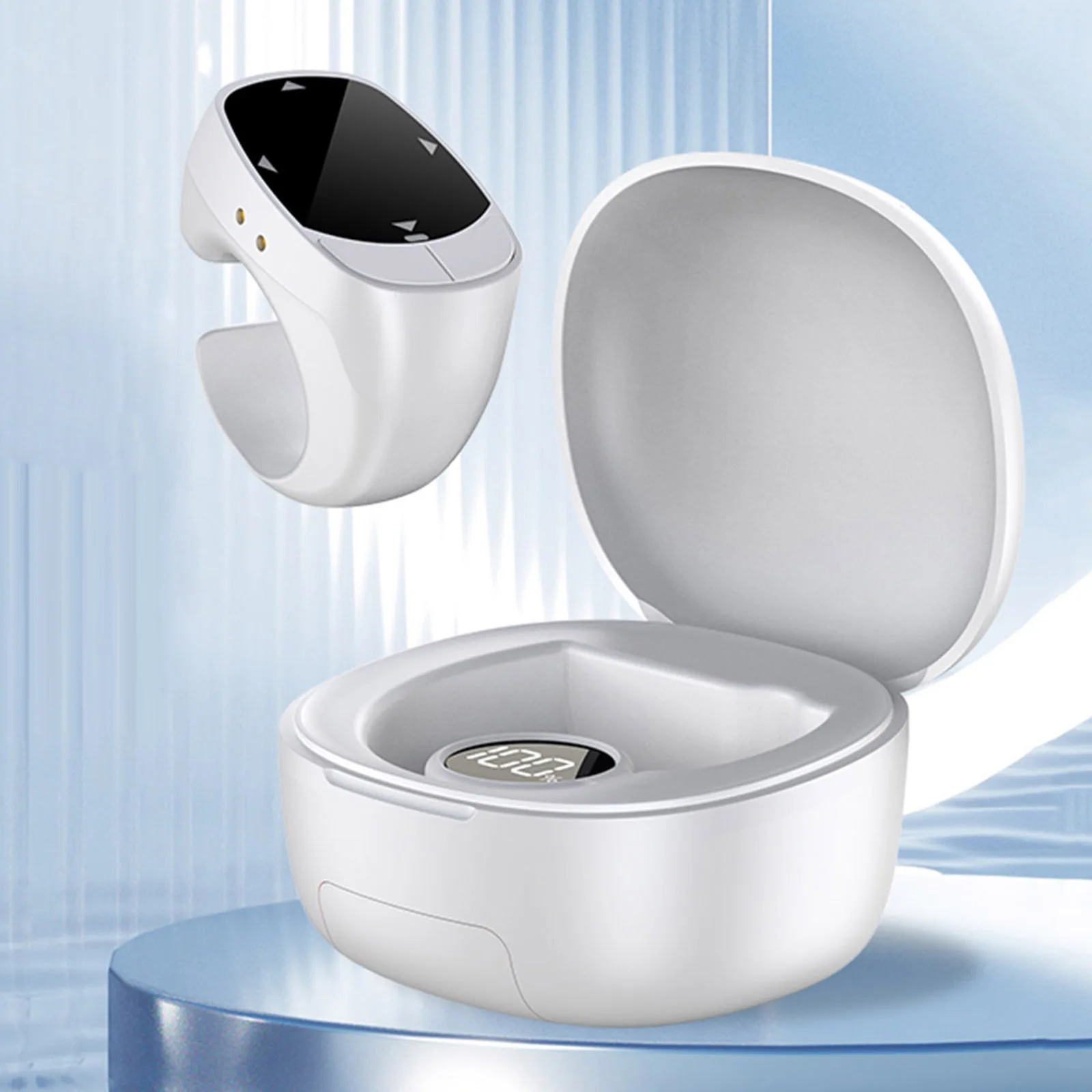 Page Turner Clicker BT Camera Video Recording Remote Remote Scrolling Ring Touch Screen Page Turner for iPhone Android Tablet