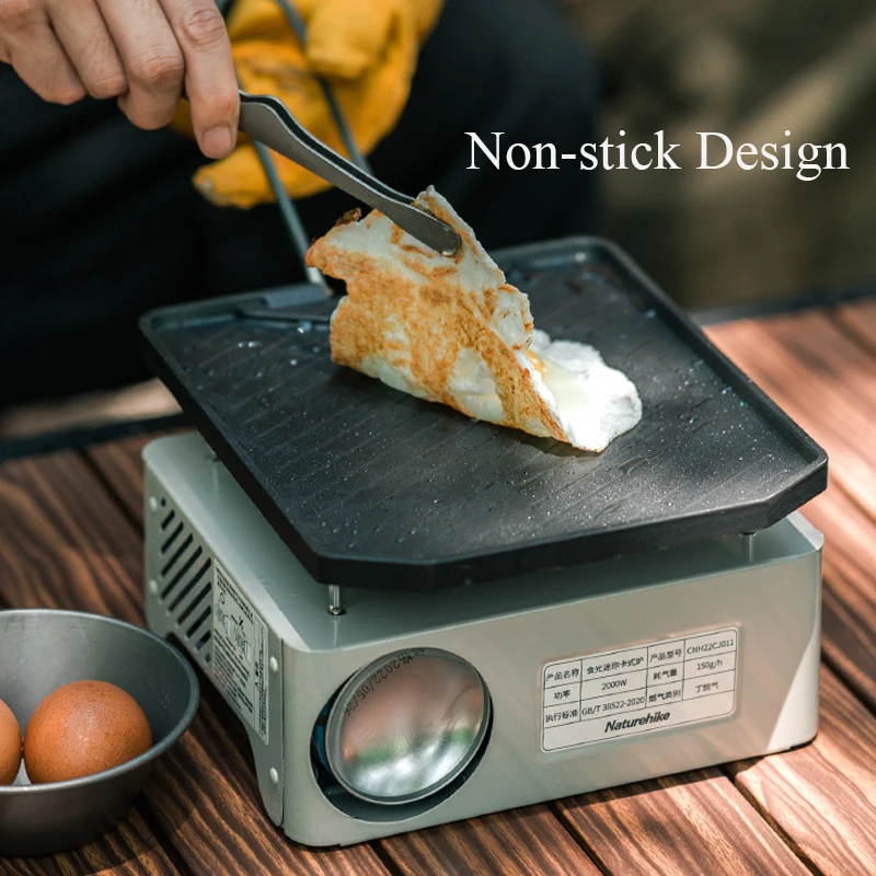 Portable Non-Stick Folding Camping Frying Pan - Easy Clean Cooking & Grilling Plate