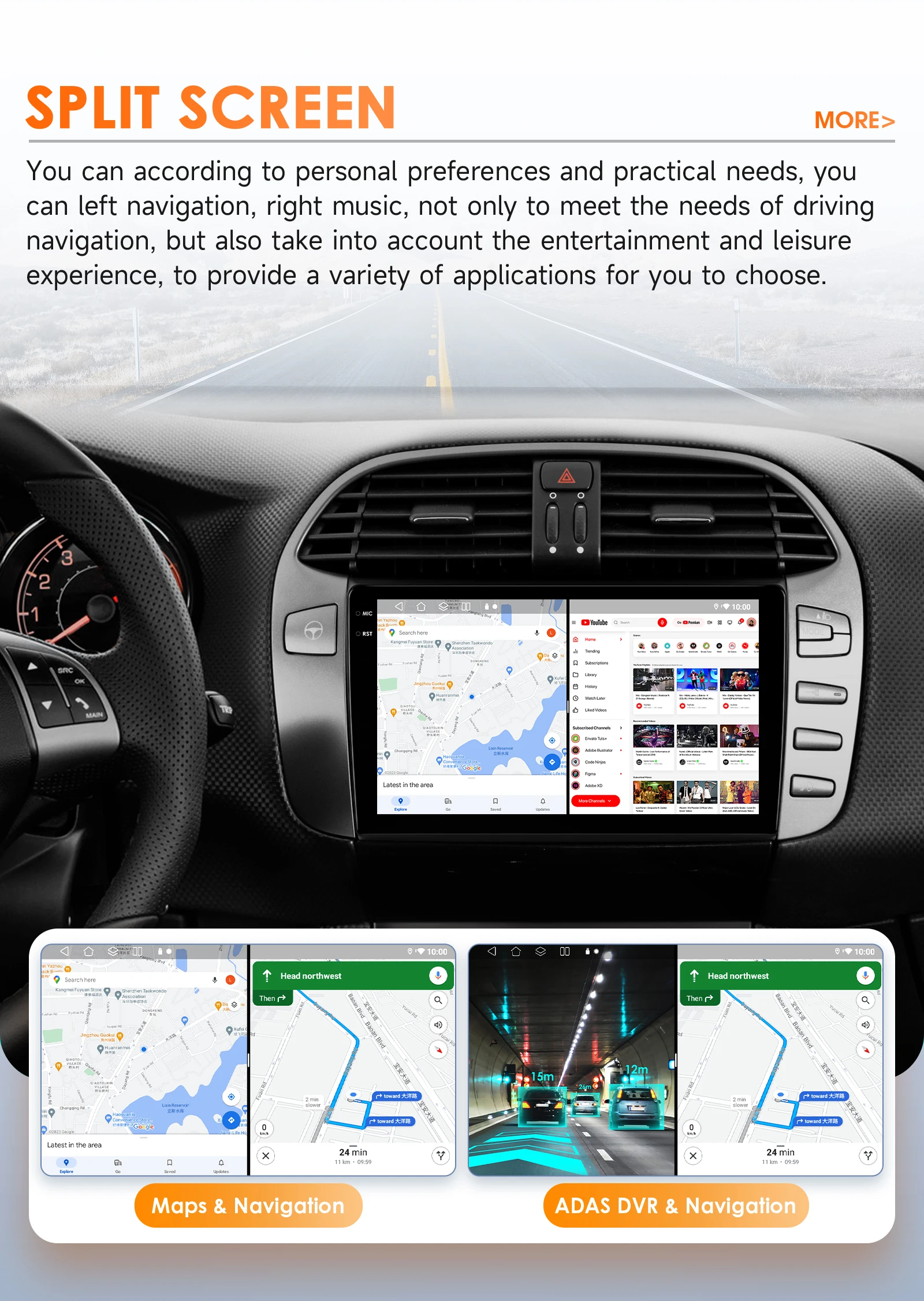 8Core Carplay Android Autoradio für Fiat Bravo 2007–2012 Auto-Multimedia-Player 2din GPS 360 Kamerabildschirm von Snapdragon 6115 – Detail 39