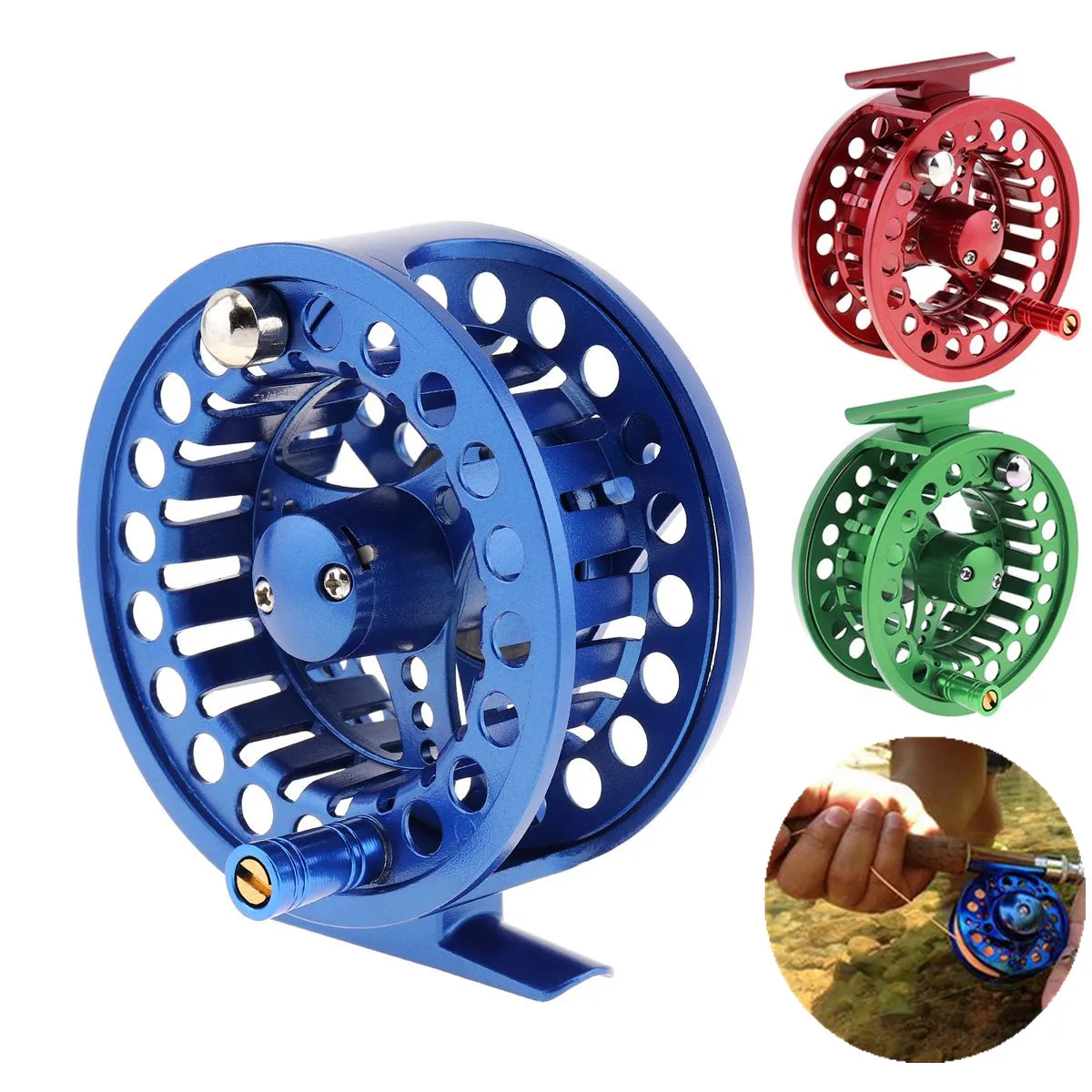 Full Metal Fly Fishing Reel 5/6 WT 2+1BB Max Drag 5KG / 11LB Large