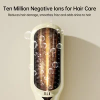 Hair Straightening Brush Negative Ion 2 In 1 Hair Straightener Heating Comb Multifunctional Hair Curler Curling Iron Stying Tool 2